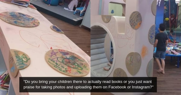 Library Kk Netizens Are Furious That The KK Library Has Been Vandalised Just A ...