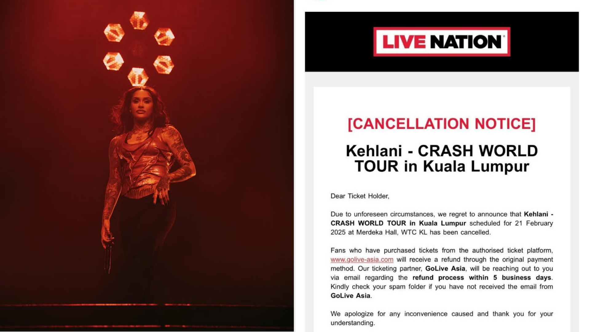 khelani ライブチケット KEHLANI - CRASH WORLD TOUR in Seoul VIP 