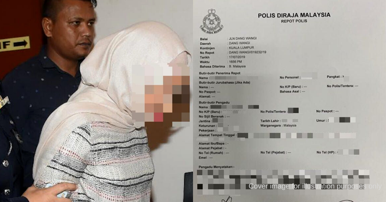 Woman In Penang Arrested For Filing Fake Police Report Because She ...