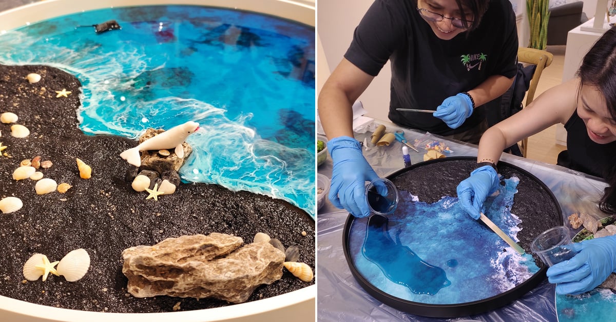 Make Stunning Ocean-Themed Home Interior At This KL Resin Art Workshop