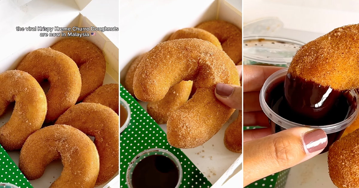 Krispy Kreme Releases New Churro Doughnuts In Malaysia