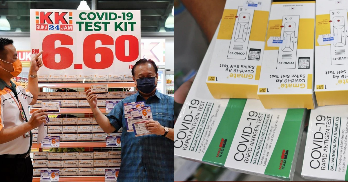 You Can Now Buy COVID-19 Self-Test Kits For As Low As RM6.60 At ...