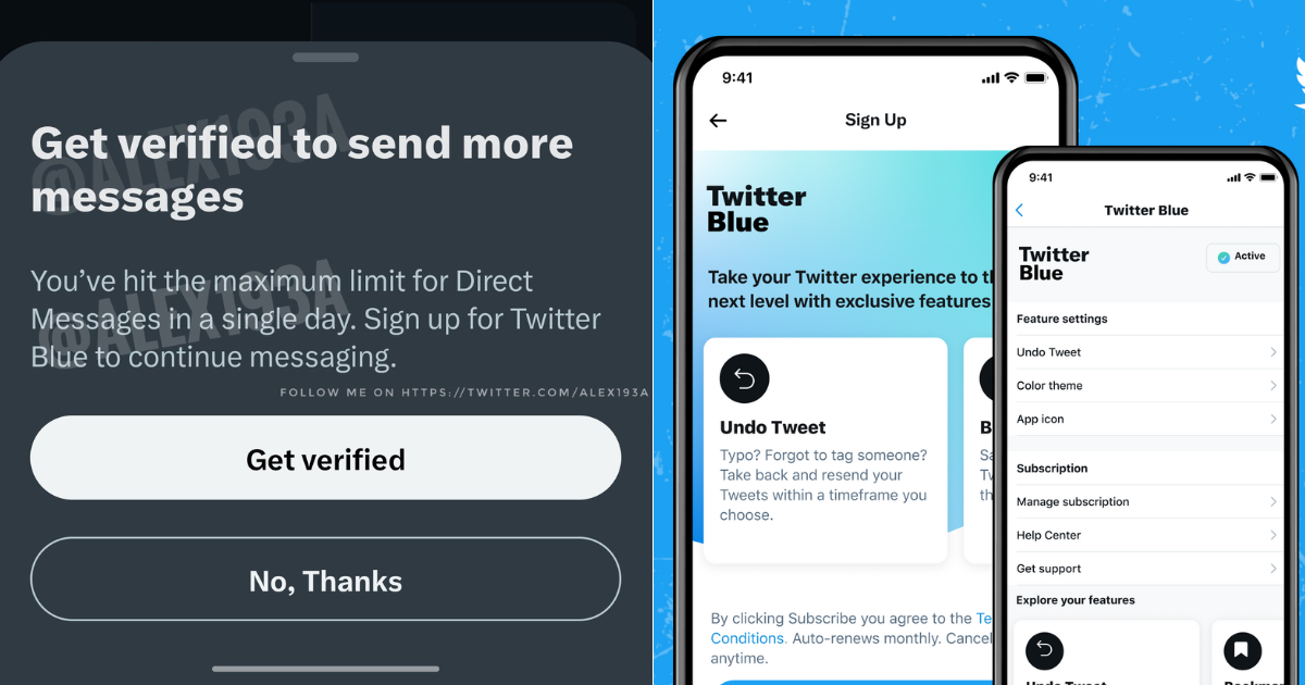 Twitter Dms Mask Twitter May Start Limiting How Many DMs You Can Send Unless You Pay For ...