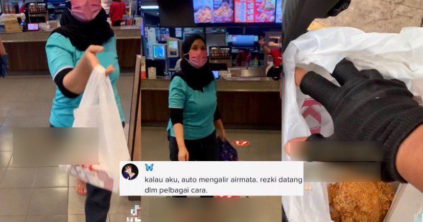 “Doakan Anak Akak” – Terharu Stranger Belanja KFC, Rider foodpanda Ini ...