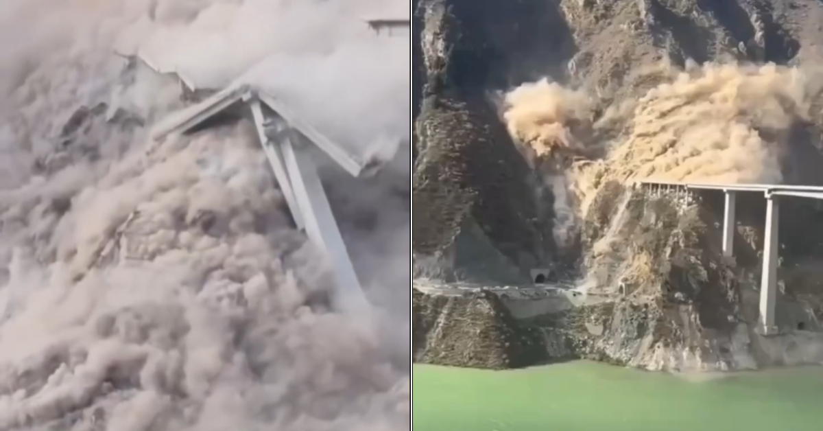 Chinese Bridge Partially Collapses Only Months After Opening
