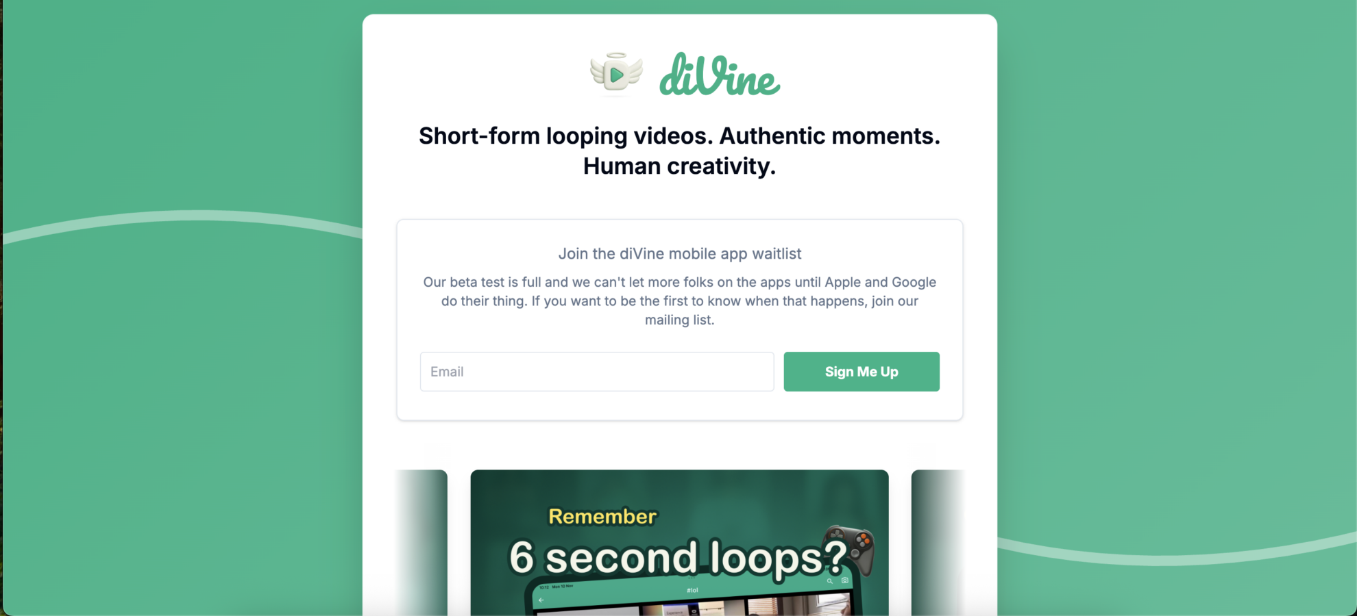 Vine Is Officially Back As 'diVine', But There Is A Major Catch