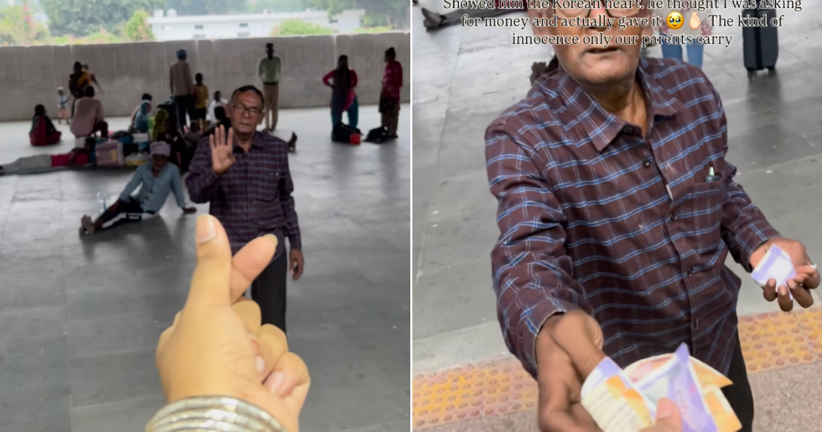 Innocent Dad Gives Daughter Cash When She Flashes Him A ‘Finger Heart’ In Viral Video