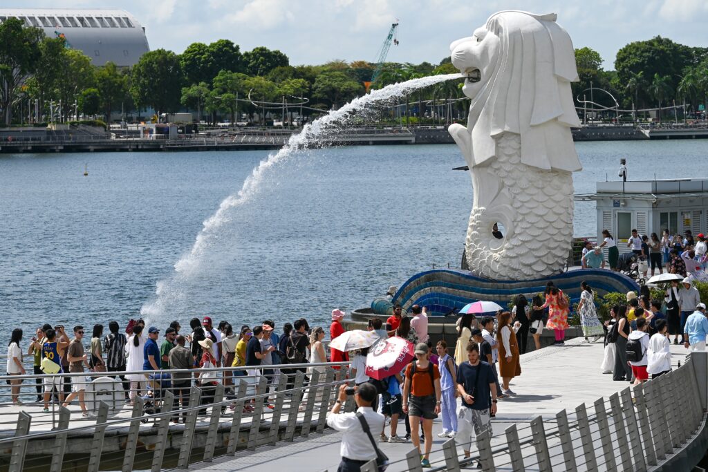 Marina Bay waterfront in Singapore