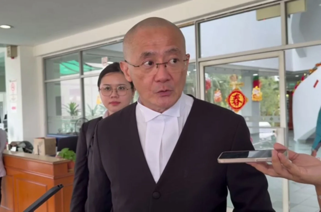 Defence lawyer Kitson Foong