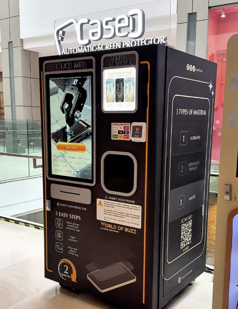 You Can Get A Customised Screen Protector Or Case From These Vending ...