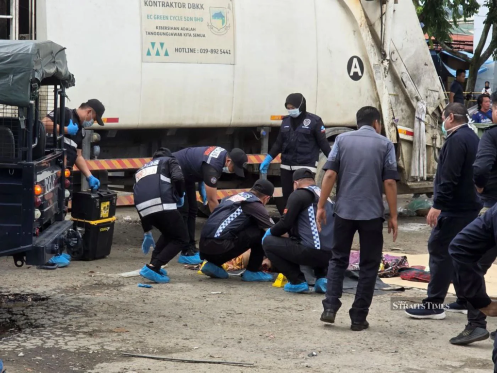 several dismembered body parts, believed to be those of a woman, were discovered at rubbish disposal points in Taman Indah Permai