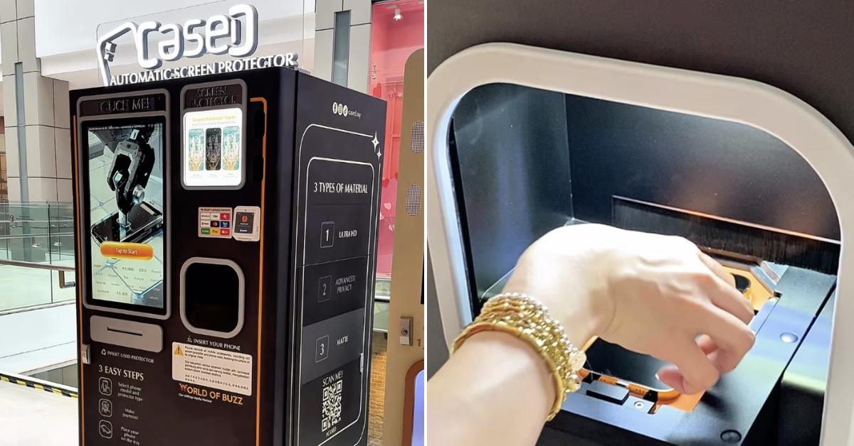 You Can Get A Customised Screen Protector Or Case From These Vending ...