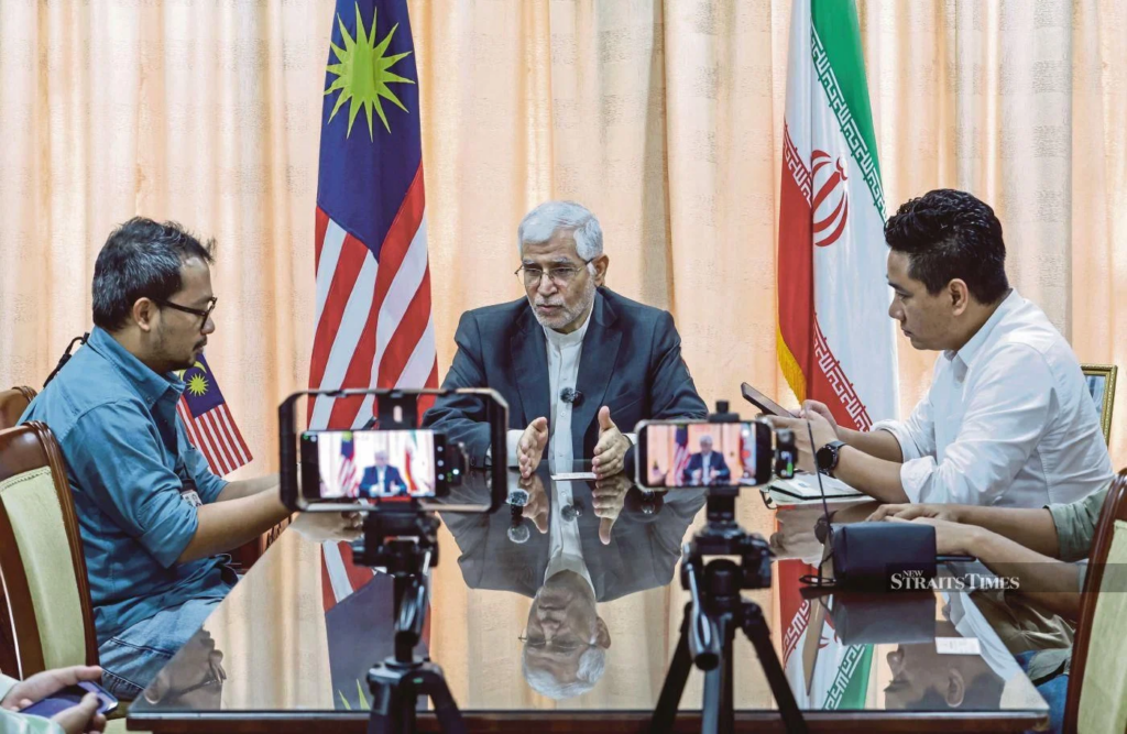 Iranian Ambassador to Malaysia Valiollah Mohammadi Nasrabadi.