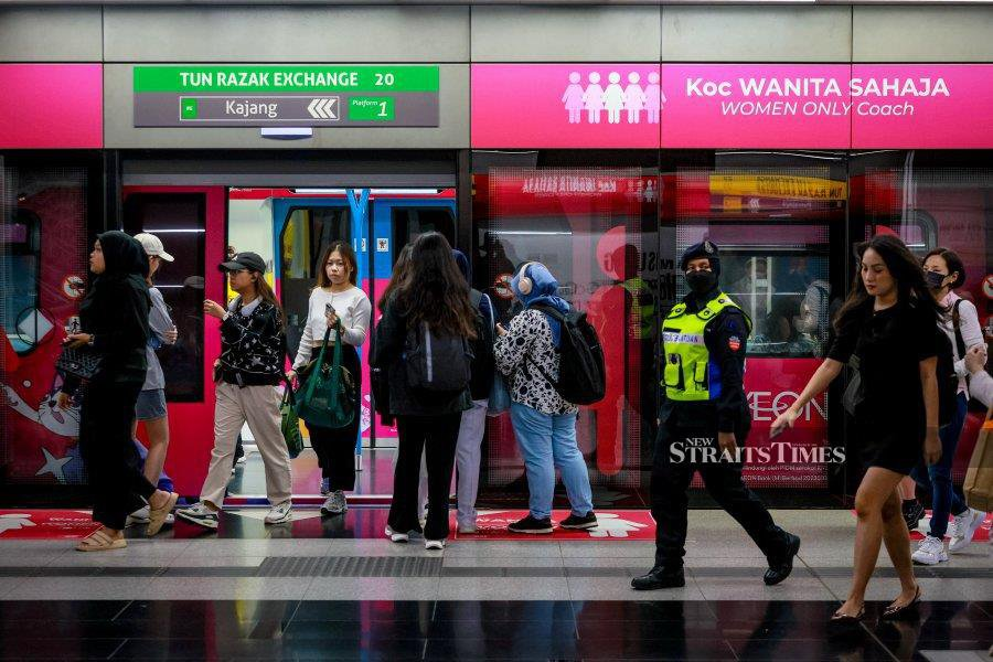 pink coaches reserved for female passengers on public transport