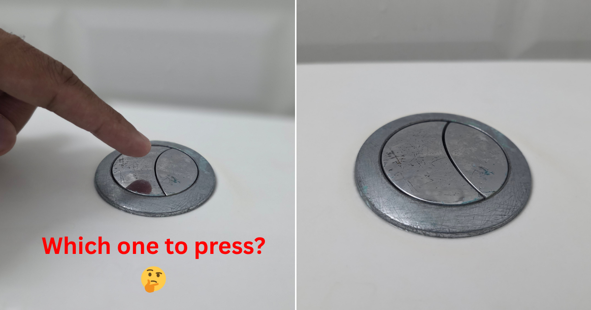 Ever Wondered Why Your Toilet Has Two Buttons? Here’s What They Actually Do