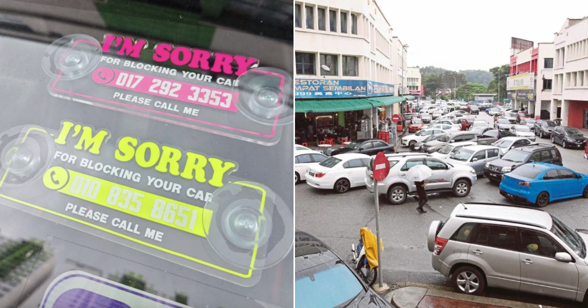“Leaving Phone Number Not Enough” — Netizens Share Thoughts On Double Parking In Malaysia