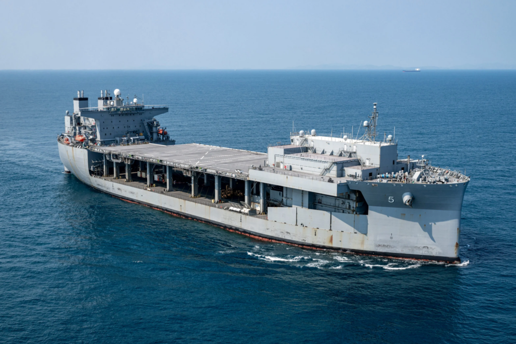 ESB Miguel Keith Drills with Japan Maritime Self-Defense Force, Royal New Zealand Air Force in East China Sea Dzirhan Mahadzir May 15, 2024 3:59 PM The Lewis B. Puller-class expeditionary mobile base USS Miguel Keith (ESB 5)