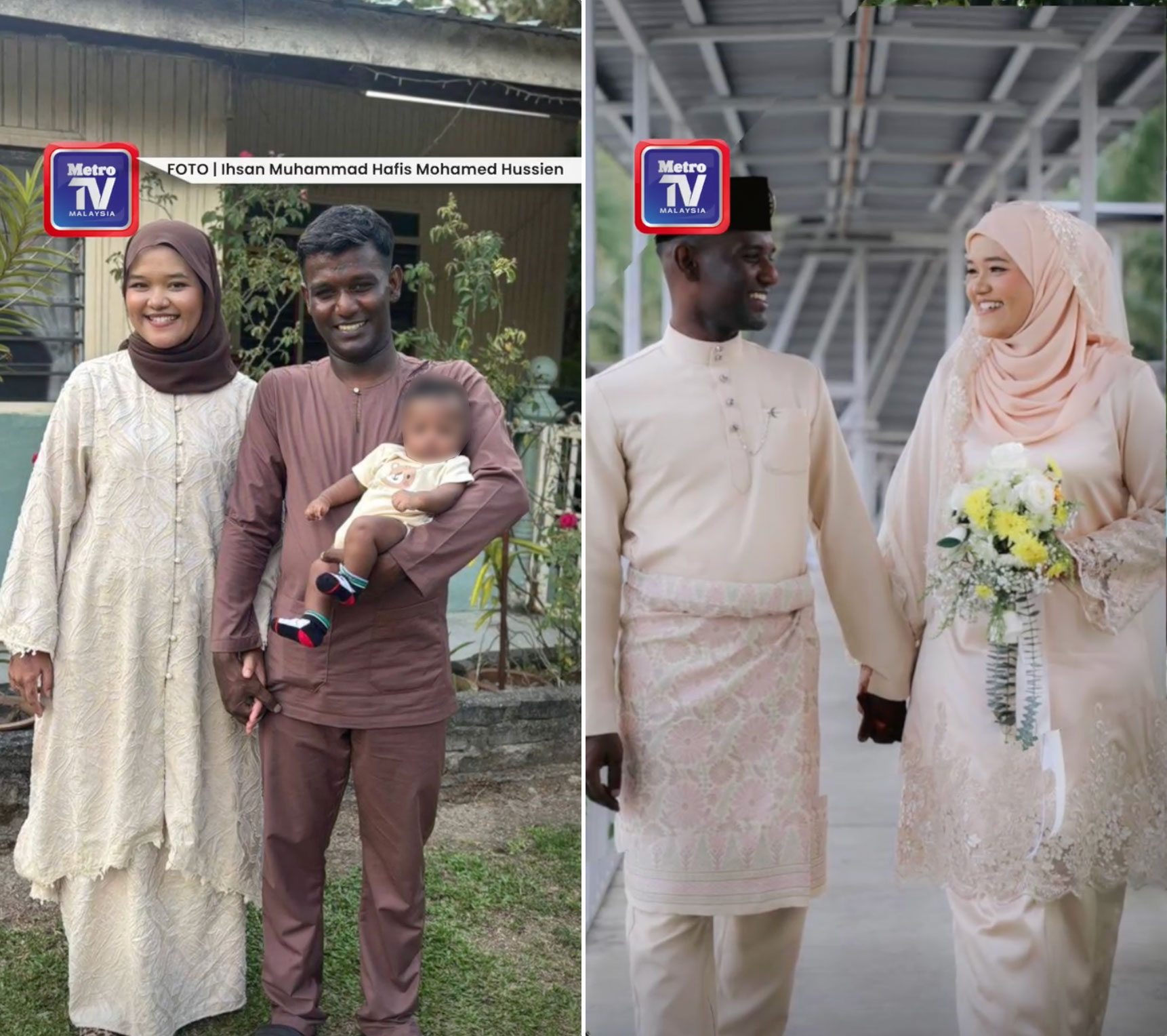 Malaysian Face-Shamed After Posting Raya Photos With Wife &amp; Baby