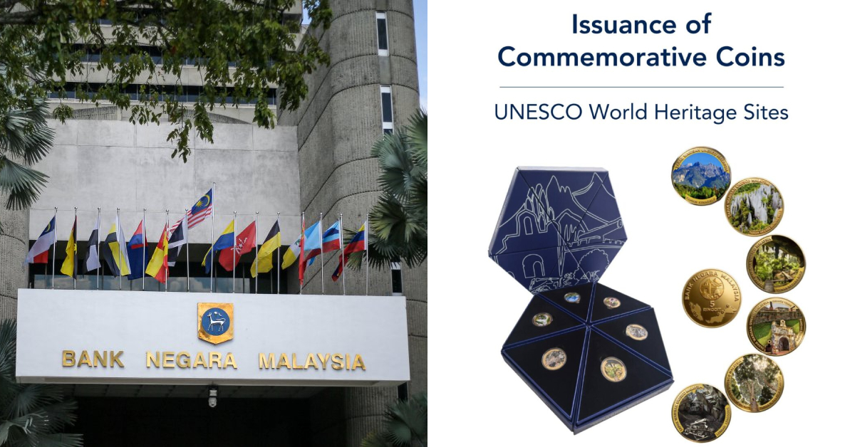BNM Releases Limited-Edition Coins Featuring 6 Malaysian UNESCO Heritage Sites
