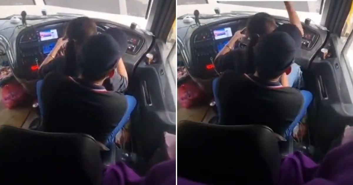 [WATCH] JPJ Probes Express Bus Driver Who Drove With A Woman On His Lap