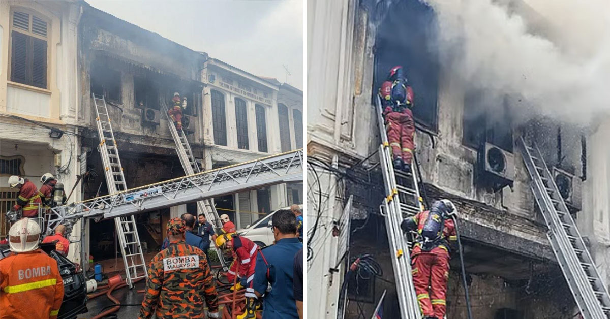 88-Year-Old Senior Lawyer Among 2 Dead In Penang Law Firm Fire