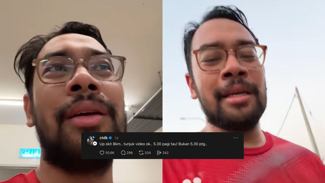 Lelaki Tunai Janji Lari 8KM Lepas TokTi Reply Threads – “Kesilapanku, Keegoaanmu!”