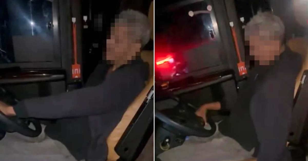 [VIDEO] Express Bus Driver Caught Driving Dangerously With One Hand