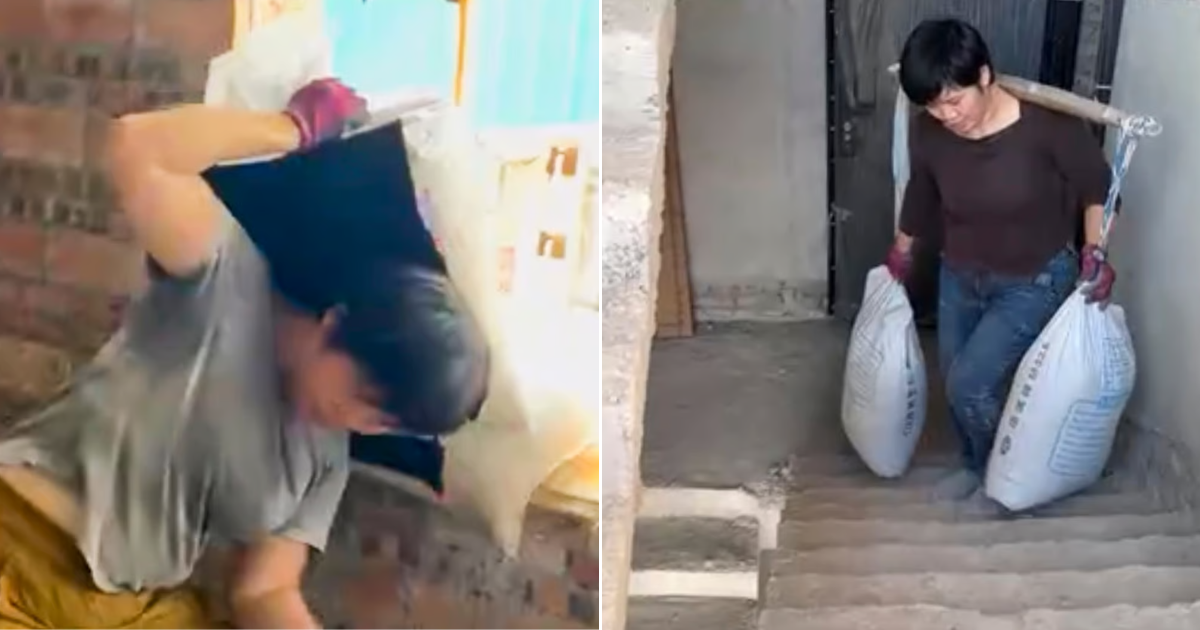 Single Mum Lifts Cement For 16 Years To Fund Children’s Education