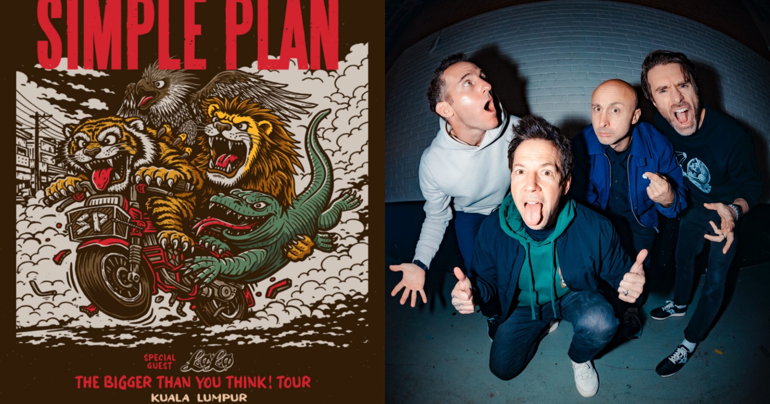 [RASMI] Simple Plan Kembali Lagi Ke Malaysia, Kali Terakhir Adakan Konsert Jelajah Pada 2023