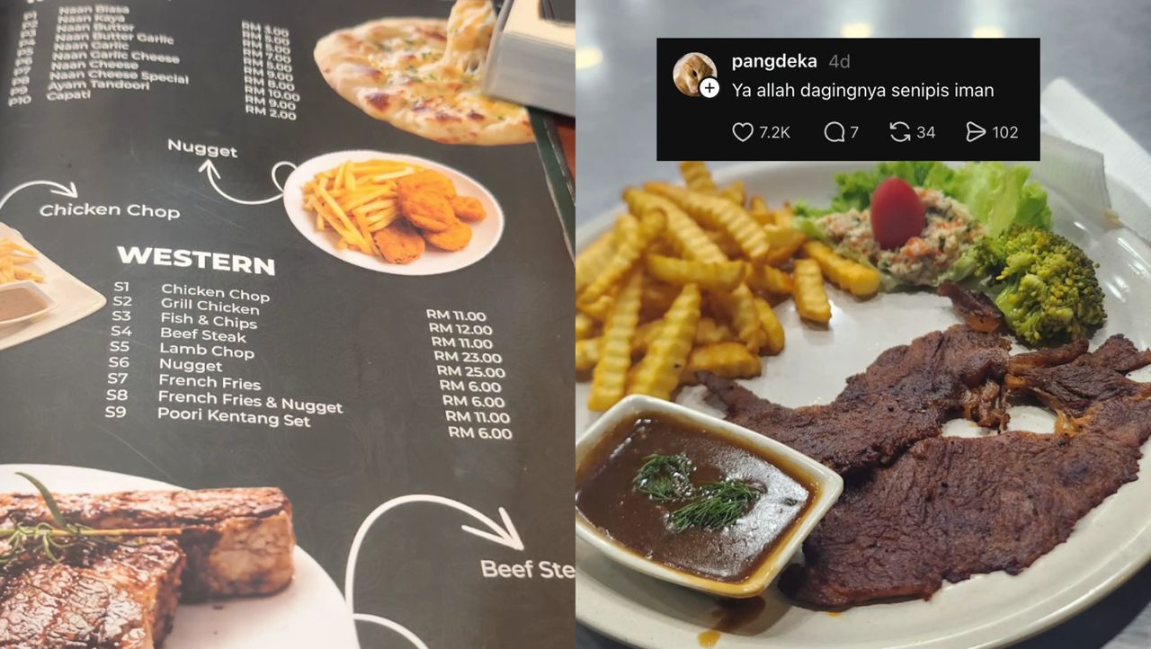 Pelanggan Kecewa Makanan Tak Seperti Dalam Menu – “Nak Meniaga Jangan Guna Gambar AI”