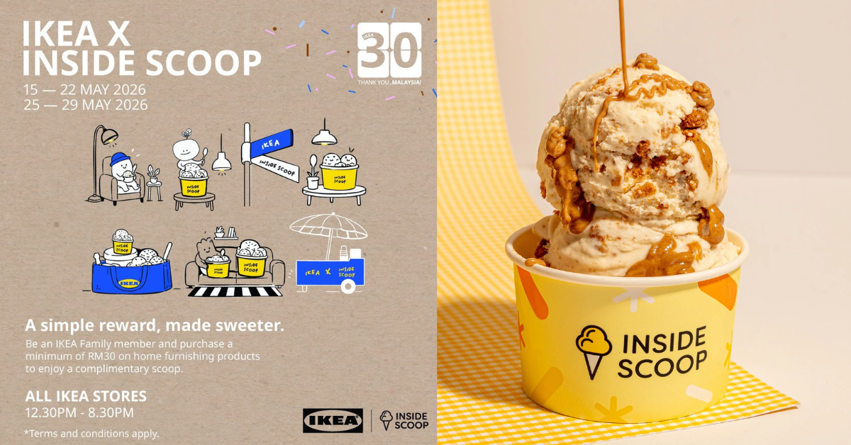 You Can Get Free Inside Scoop Ice Cream If You Spend RM30 At IKEA