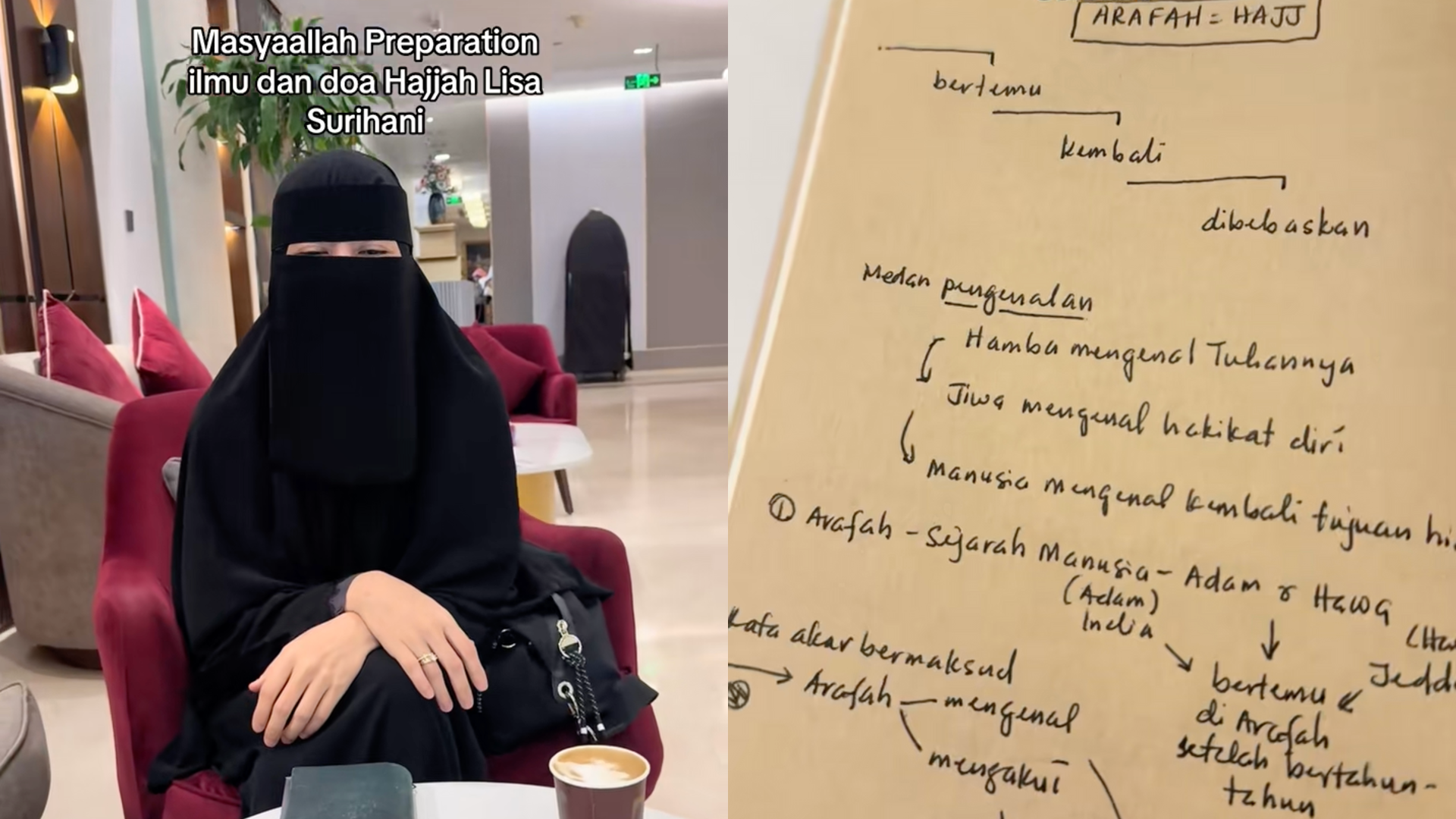 Lisa Surihani Raih Nota Haji, Ilmu & Doa Dipuji