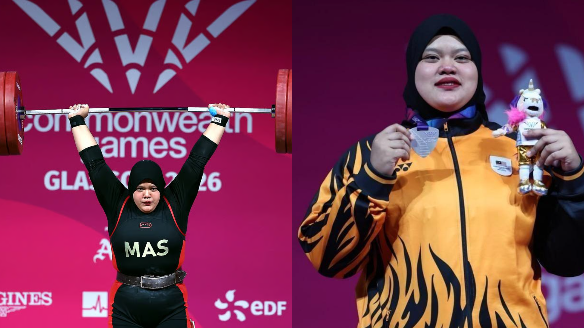 Siti Aqilah Ukir Sejarah, Wanita Malaysia Pertama Raih Perak Angkat Berat Komanwel