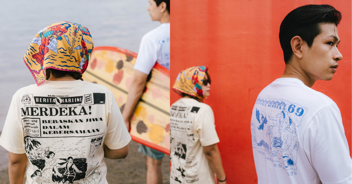 Rip Curl’s New Merdeka T-Shirts By A Johor Artist Celebrate What Makes Malaysia Unique