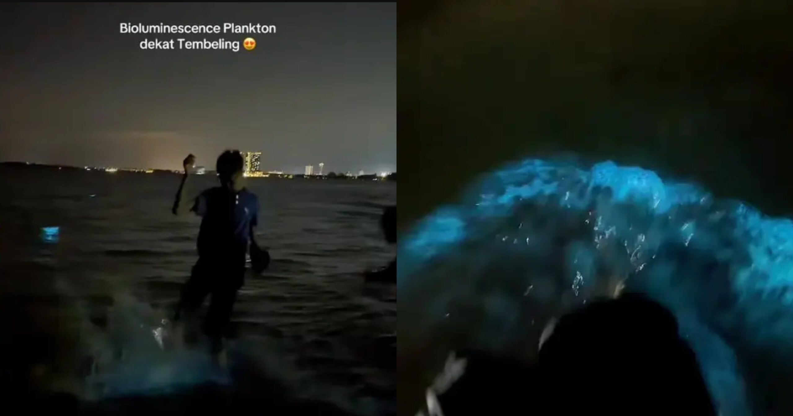 Fenomena ‘Blue Tears’ Yang Jarang Dilihat Kini Muncul Di Pantai Tembeling, Kuantan