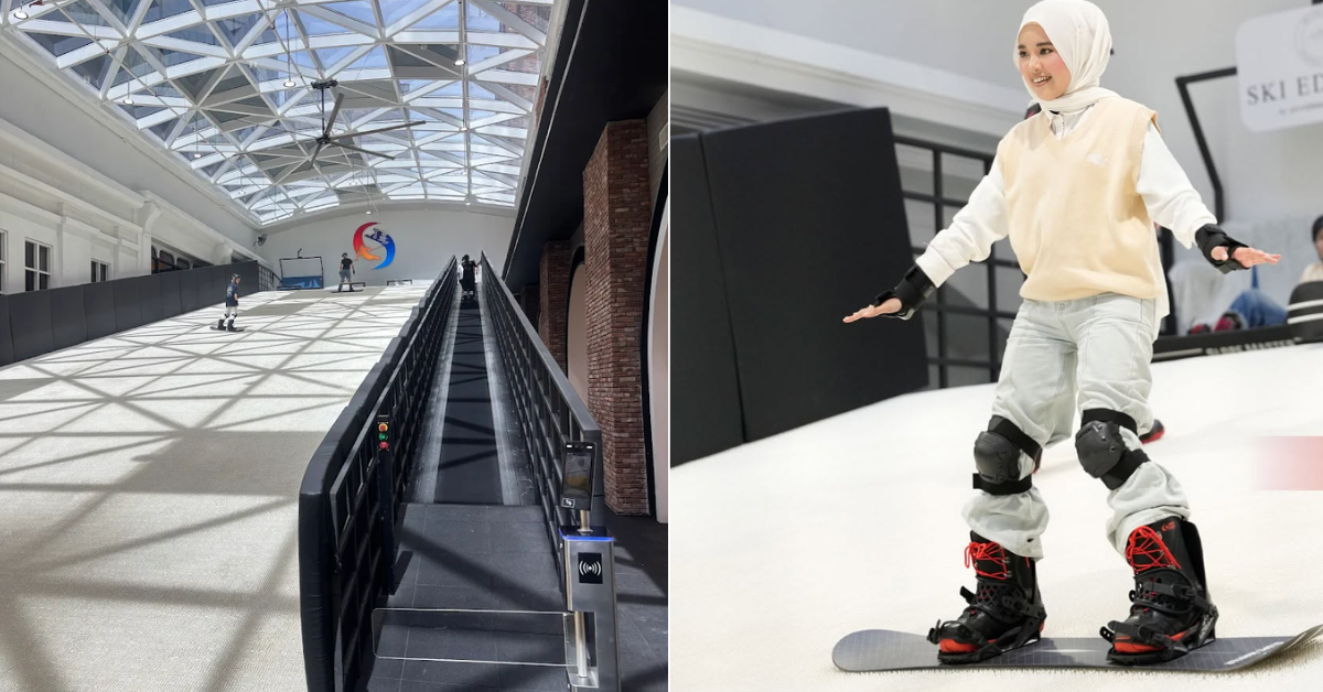 You Can Try Indoor Skiing & Dry-Slope Snowboarding At This PJ Mall
