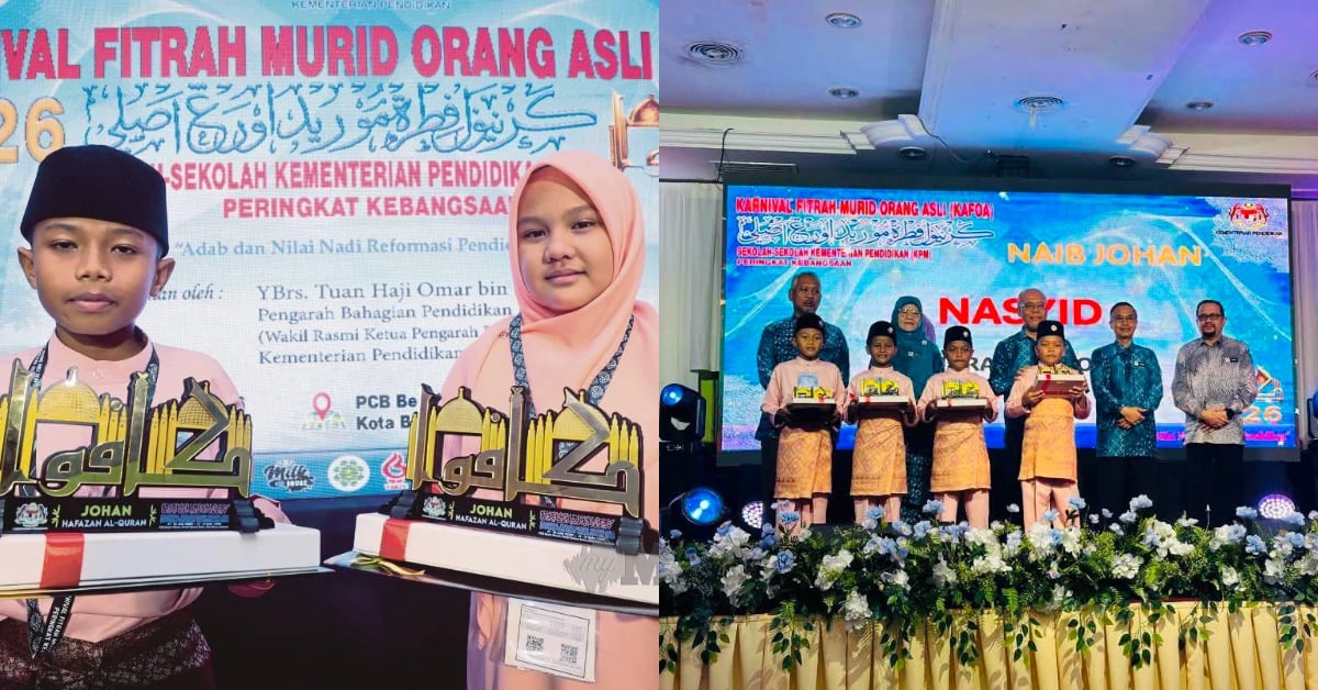 Berkat Rutin Ulang Hafazan Selepas Subuh, Murid Orang Asli Jadi Johan Hafazan