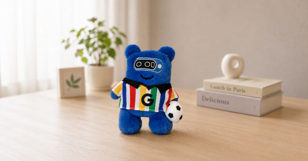 Google Pixel plushie: Free limited-edition World Cup collectible, 200 units only.