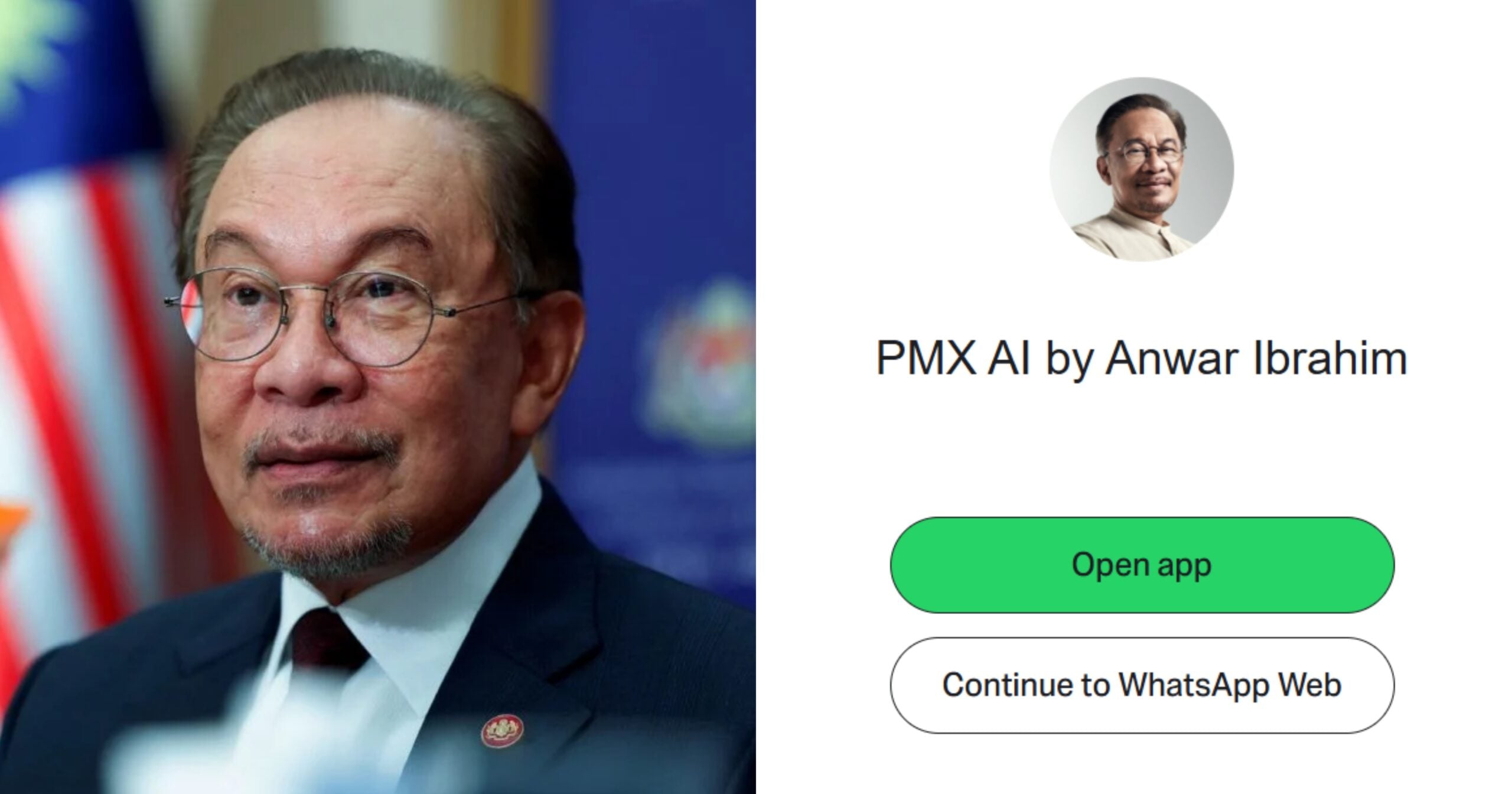 Anda Kini Boleh Berinteraksi Dengan PMX AI Di WhatsApp, Ini Caranya