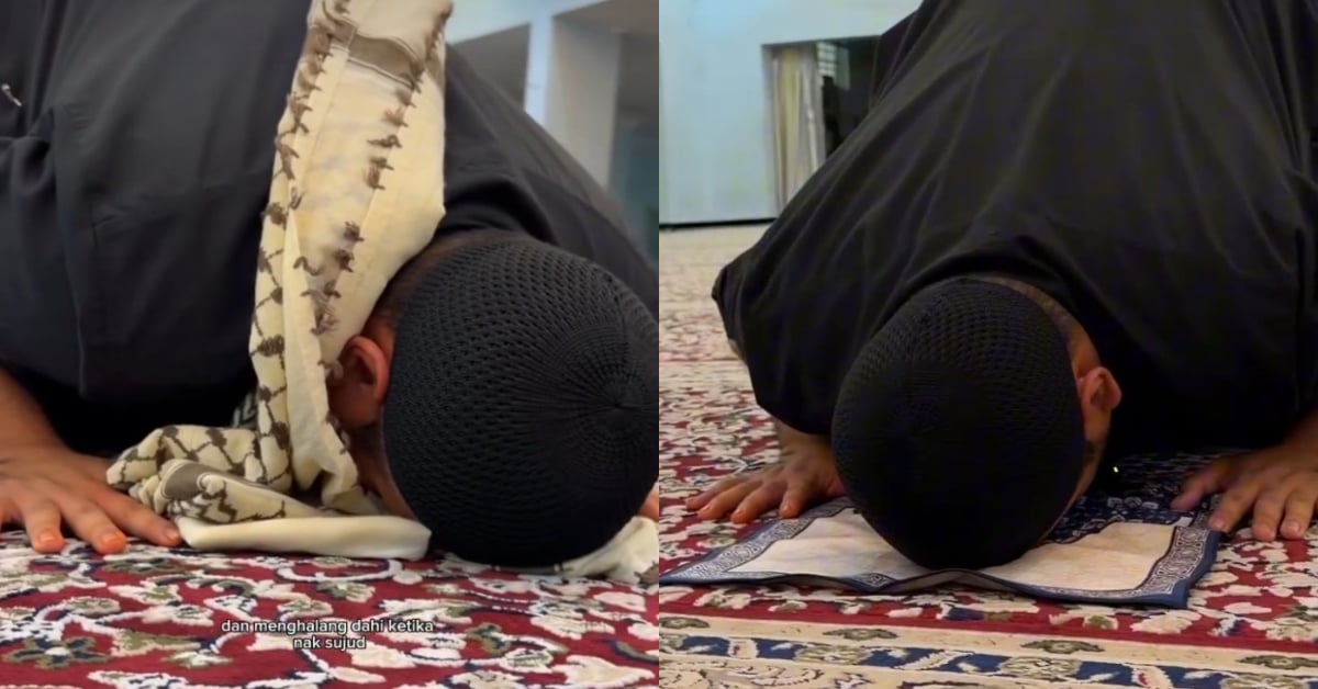 Sujud Terhalang Kain Telekung Atau Pakaian, Adakah Sah Atau Batal Solat Kita?