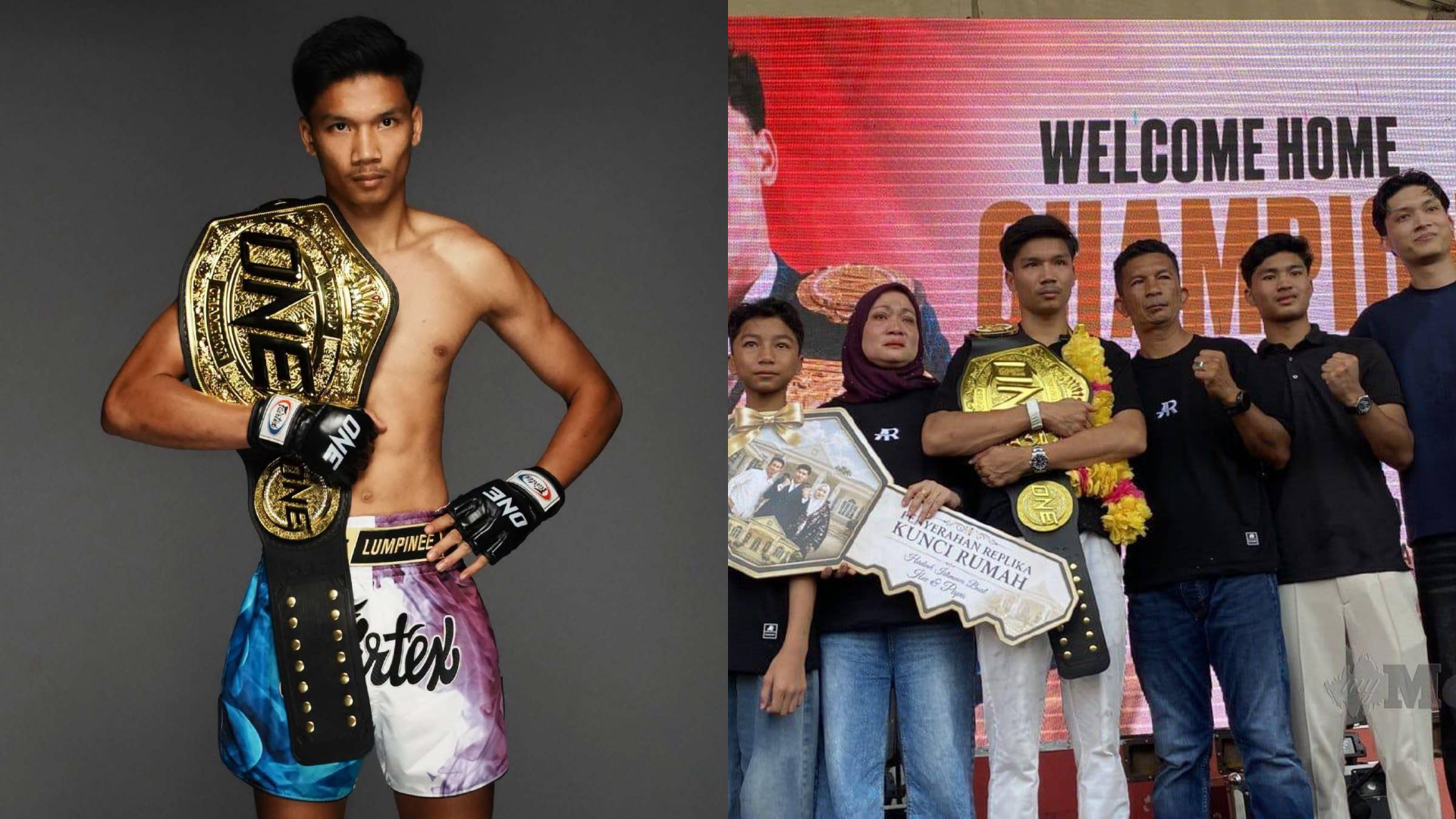 Hasil Keringat Muay Thai, Aliff Rakib Hadiahkan Rumah RM1 Juta Untuk Ibu Bapa Tercinta