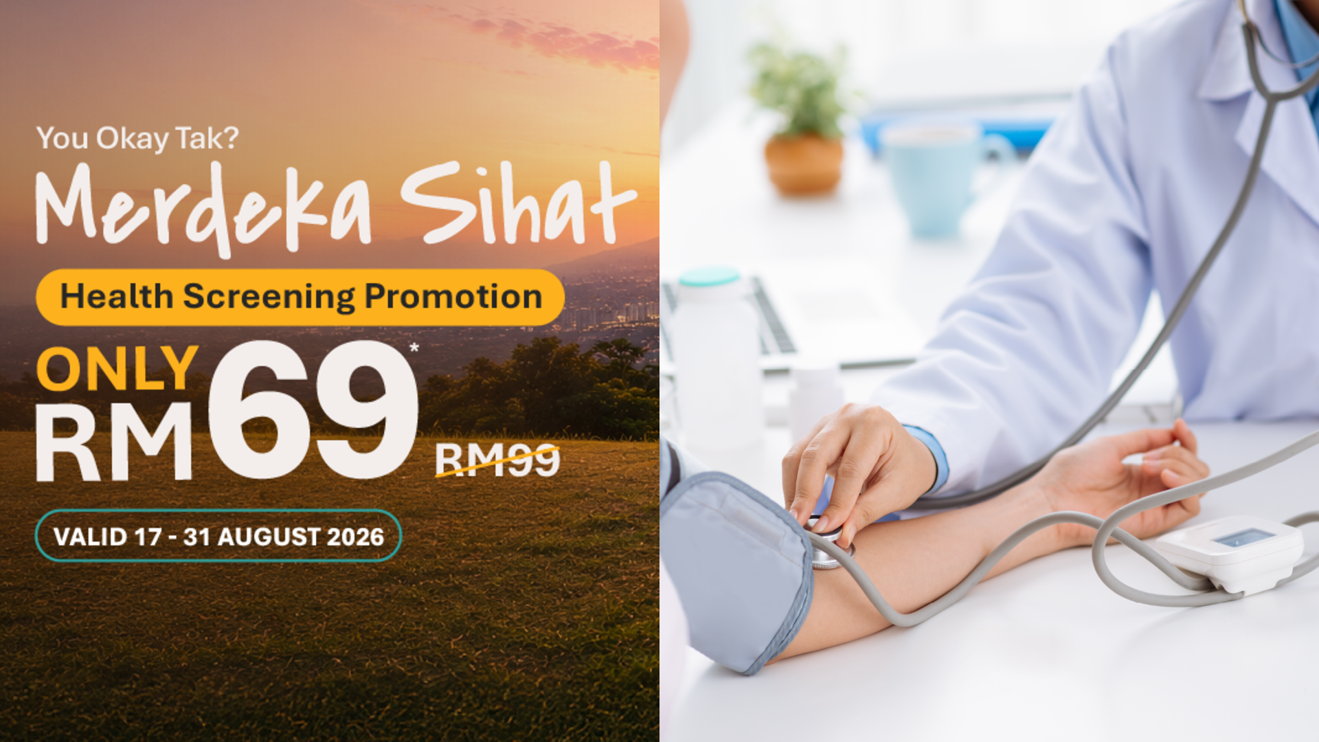 KPJ Lancar Kempen ‘You Okay Tak?’ Sempena Merdeka, Tawar Saringan Kesihatan RM69