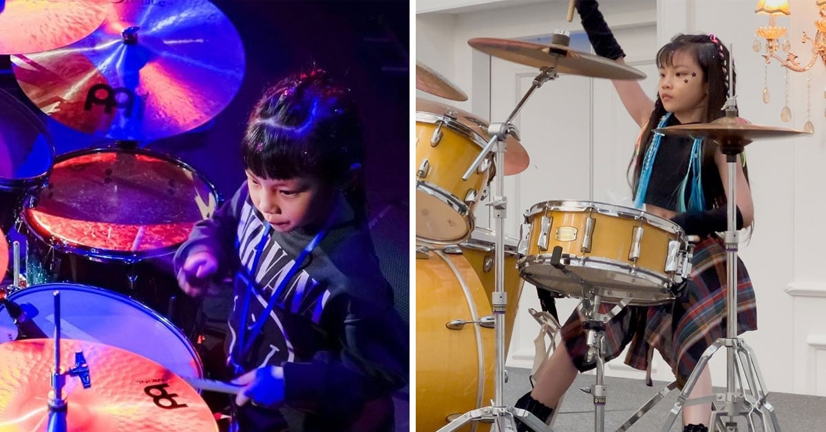 “I Don’t Play Toys, I Play Drums”  — Meet 9-Year-Old Malaysian Drumming Prodigy