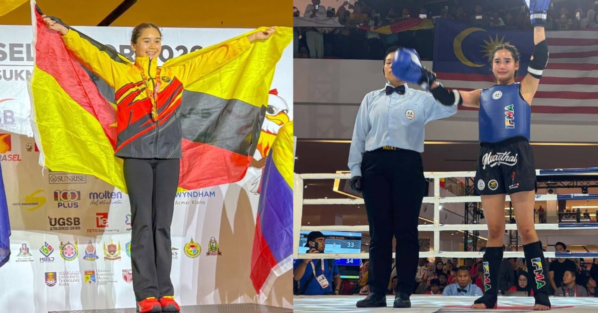 Legasi Keluarga Ghazali Terus Bersinar, Mia Rangkul Emas Muay Thai SUKMA 2026