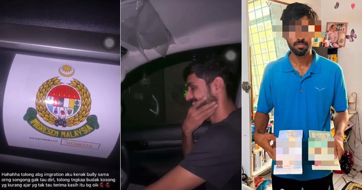 Man In KL Arrested After Wife Flexes Car Made To Resemble Immigration Vehicle