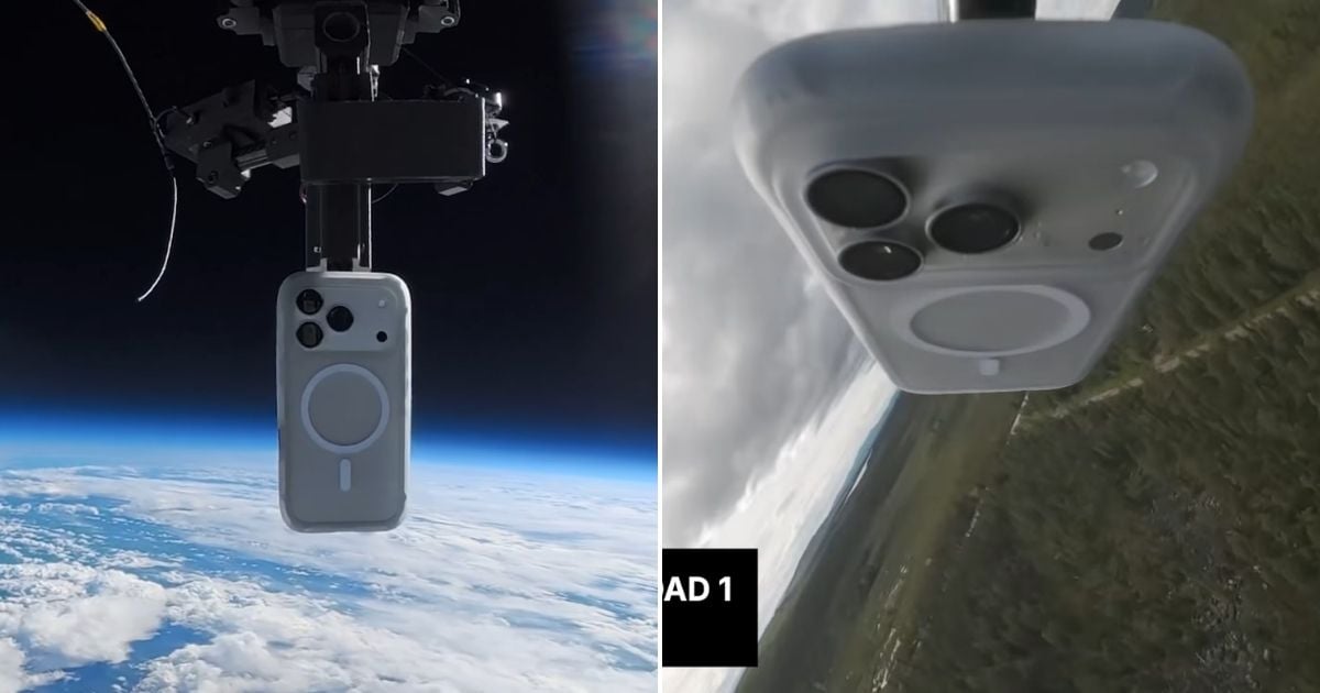 [VIDEO] iPhone Survives 30km Drop From Near Space To Set World Record