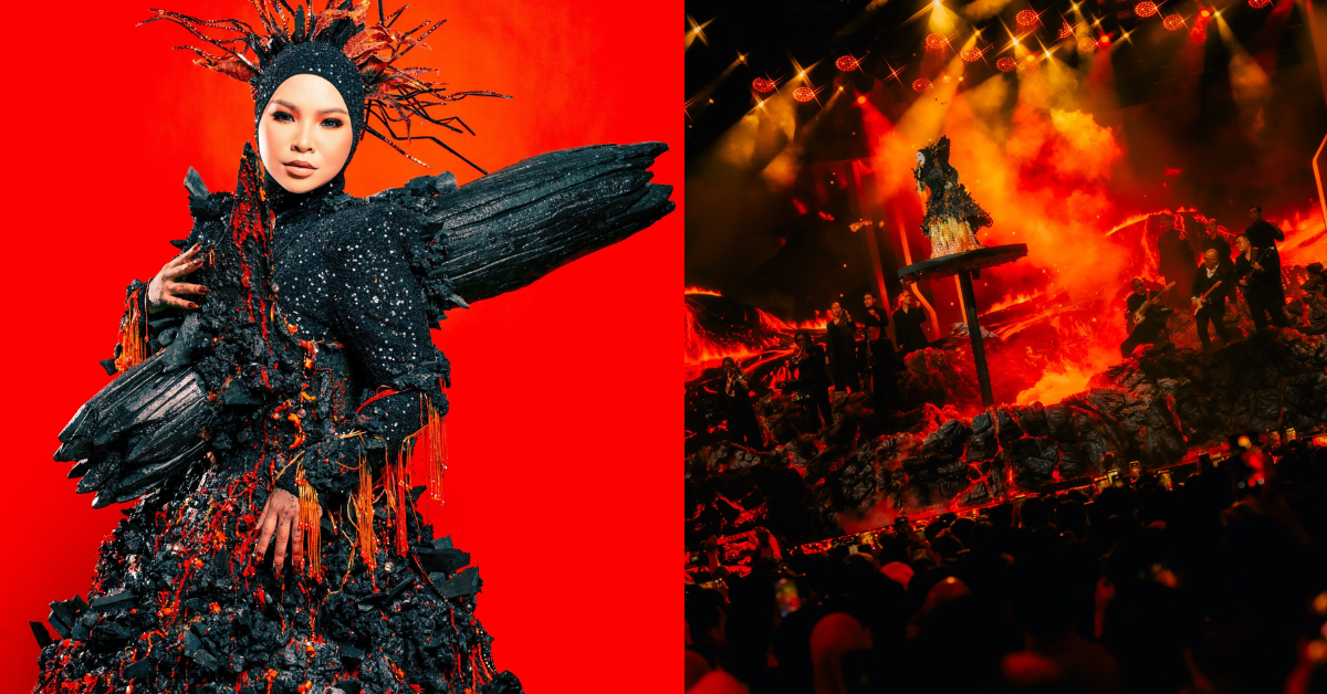 Aina Abdul Looked Like A Walking Volcano At Her Latest Performance
