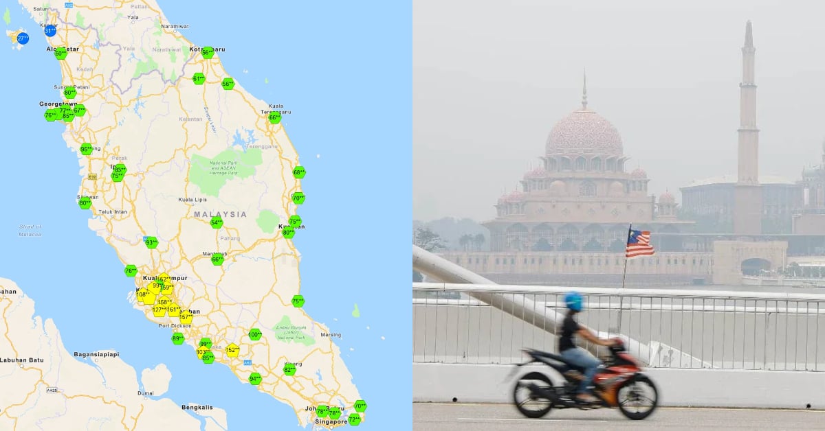 Jerebu Di KL, Selangor & Sarawak Semakin Teruk, 30 Kawasan Catat IPU Tidak Sihat