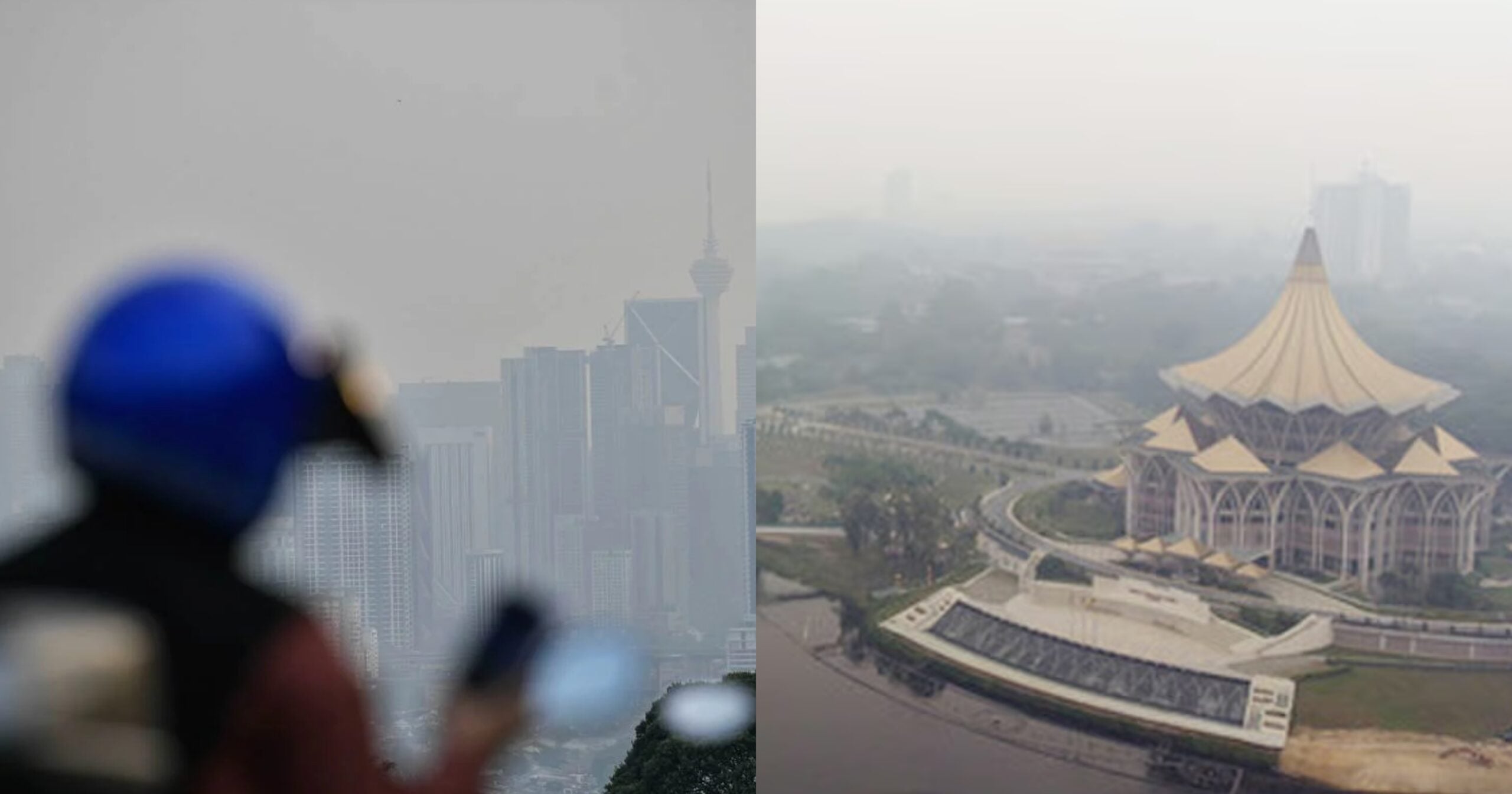 Jerebu Semakin Merebak, Kualiti Udara Di Sarawak & Selangor Kini Di Paras Tidak Sihat