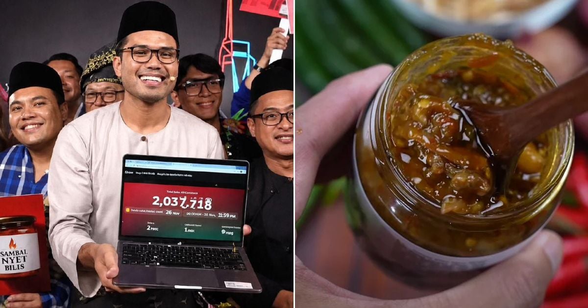 Khairul Aming Rakes In RM2 Million In Under 2 Minutes With New Sambal Nyet Bilis